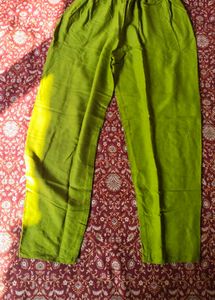 Green Ethnic Palazzos
