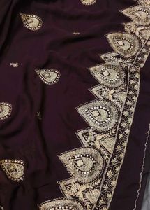 zardozi 💯 hand work 🔥 saree very beautiful ❤️