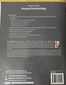Inderbir Singh's Human Embryology
