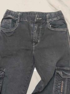 Boys Black Jeans Pent