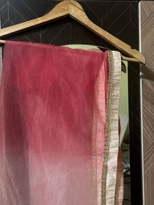 Elegant Pink Ombre Dupatta