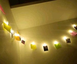 photo clips With String Lights...