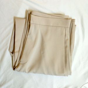 High Waisted Straight Trousers