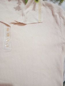 Elegant Cream Knit Top
