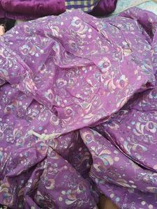 Beautiful Purple Embroidered only lehenga