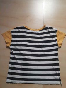 Striped T-Shirt with Pocket Detail