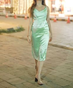 satin Maxi Dress