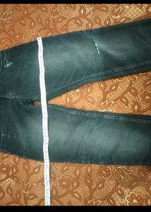 Dark Wash Ripped Jeans