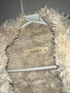 SALE Faux Suede Sherpa Lined Biker Jacket
