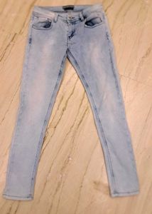 Light Wash Textured Jeans