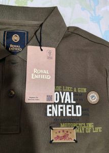 Royal Enfield Men's Olive Polo T-Shirt
