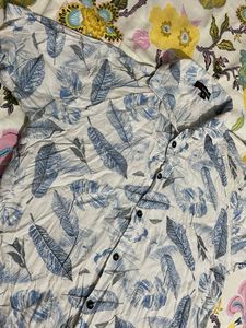 Leaf Print Shirt