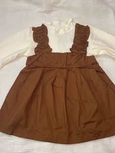Cute Brown Jumper Dress