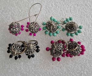 Bohemian Jhumka Earrings-PICK ANY 2 SETS FOR ₹149