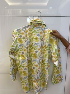 Floral Print Button-Up Shirt
