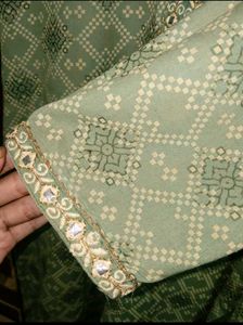 Elegant Green Printed Kurta