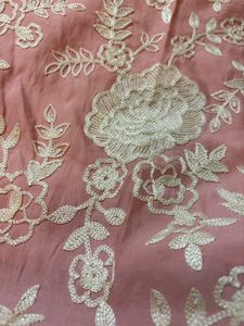 Beautiful light pink kurta set 3pc