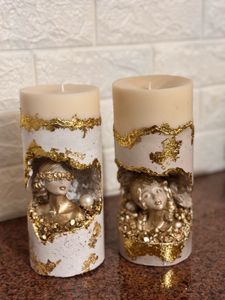 Unique Gold & Sculpture Candles