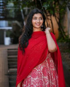 Beautiful Flower Gown with Dupatta