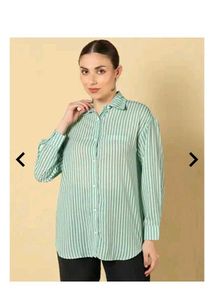 Light green aesthetic women shirt