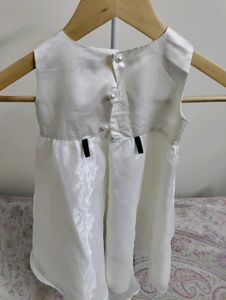 Elegant White Baby Girl Dress