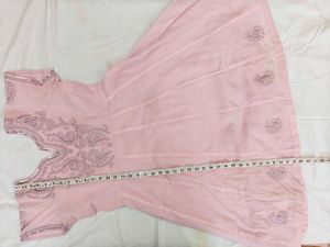 Embroidered Kurta and chudidar