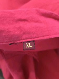 dark pink pure cotton kurta set