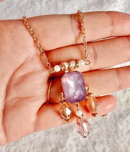 Crystal Rose Gold Necklace ANTI TARNISH