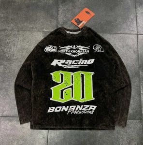 Vintage Racing Graphic Long Sleeve T-Shi