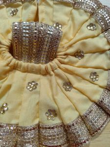 Elegant Yellow 💛laddu gopal dress