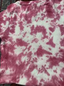 Pink &amp; White Tie-Dye T-Shirt