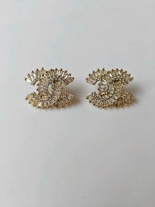 Designer CC Stud Earrings