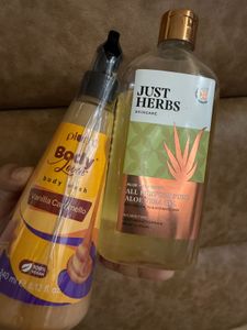 Just Herbs Aloe Vera Gel &amp; Body Wash Set