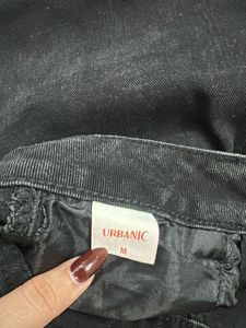 Black Ripped Wide Leg Jeans