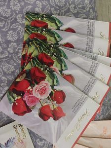 Set of 12  'Happy Birthday' Greeting Cards