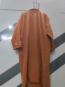 Elegant Longline Double-Breasted Coat