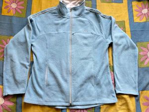 Blue Fleece Zip-Up Jacket