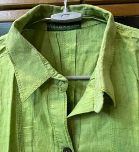 🌿 Lime Green Casual Shirt | Women’s Wear 🌿
