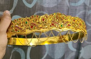 Beautiful Gold Plated Ethnic Hip Belt