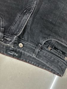 Dark Grey Denim Jeans