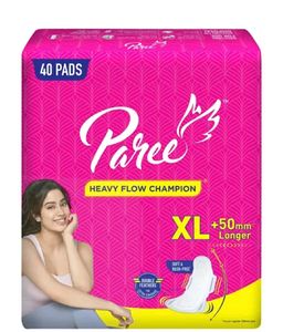 Paree Soft And Rash Free Xl Sanitary Pads 40