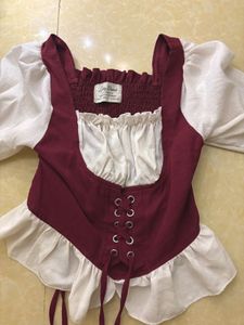Chic Lace-Up Corset Top