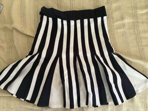 Striped Flare Skirt