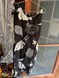 Black Floral Maxi Dress