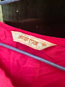 Vibrant Pink Embroidered Kurta
