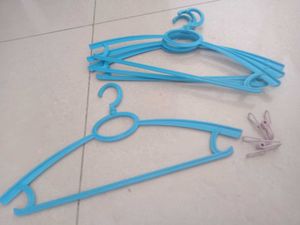 Blue Clothes Hangers