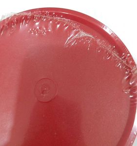 Brand New Set of 2 Red Round Storage Container
