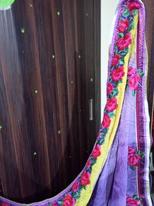 Designer saree from moh-manthan with designer blouse