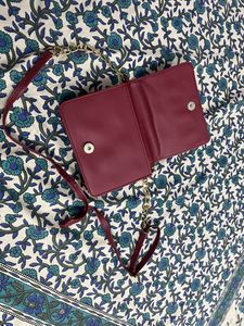White-Red Sling Bag