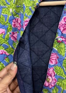 Quilted Floral Jacket
